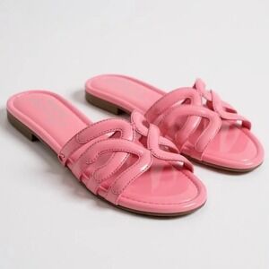 Circus NY by Sam Edelman‎ Cat Slide Pink Sorbet Flat Open Toe Sandals - 9M & 40